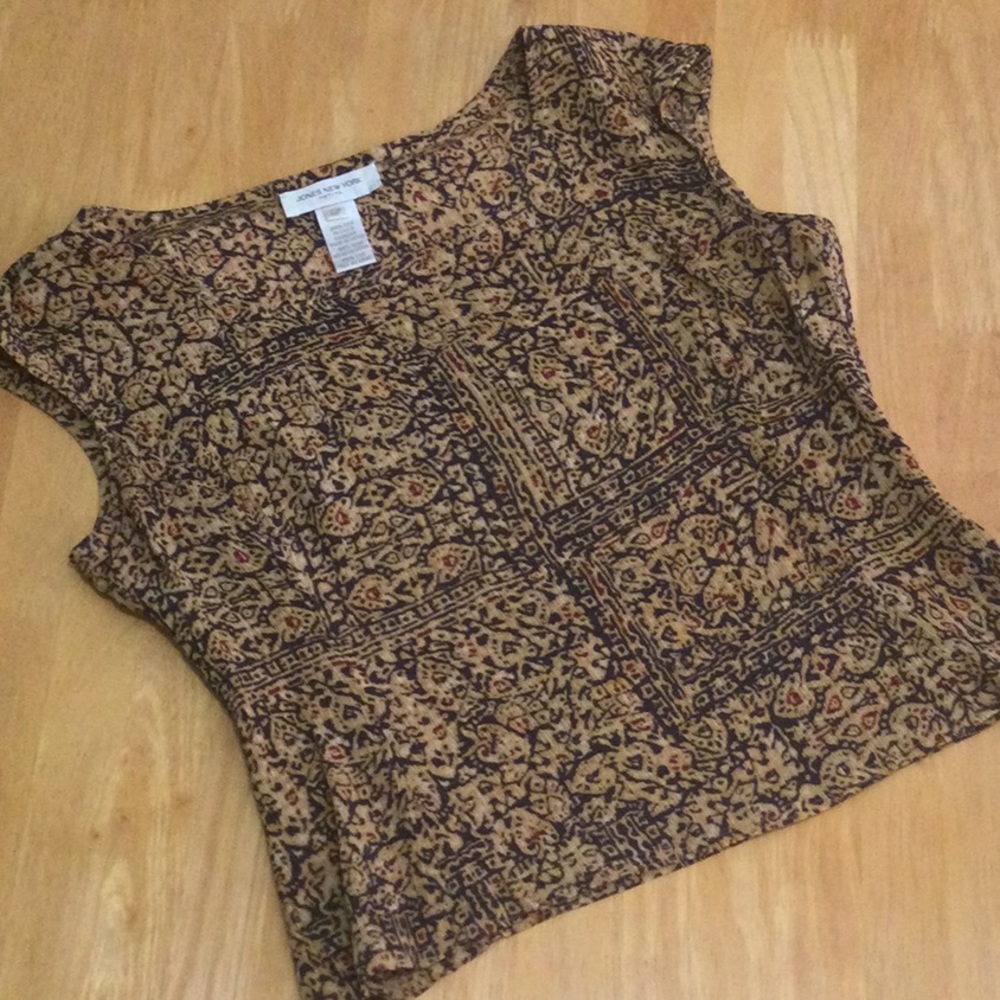Jones New York 100% silk blouse